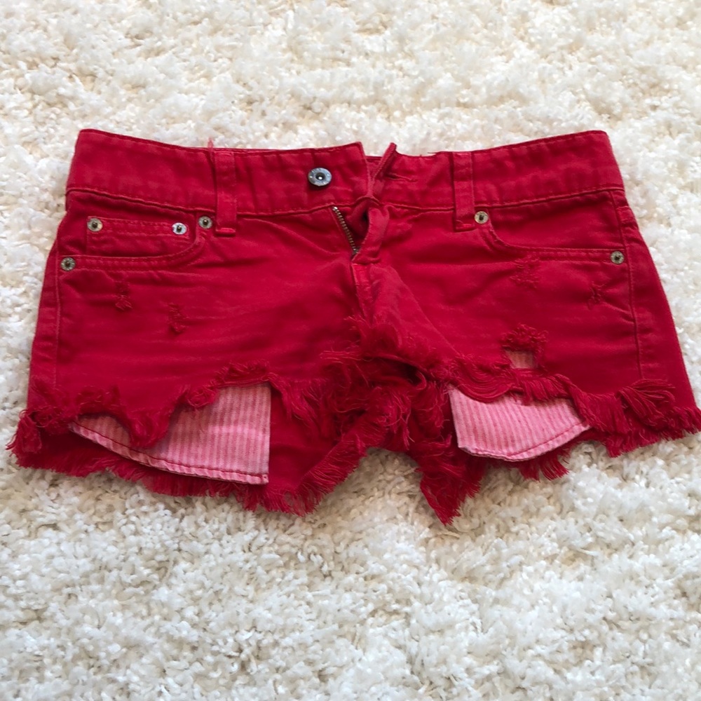 Red Daisy Dukes
